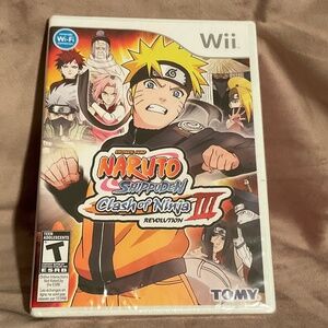 New Naruto Shippuden: Clash of Ninja Revolution III (Nintendo Wii, 2009) NIB